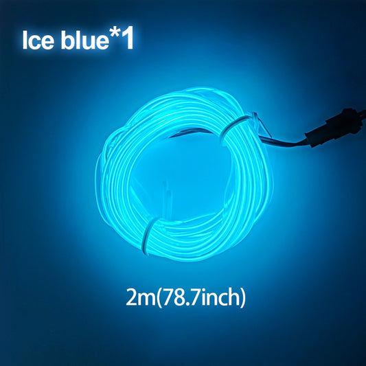 BLALION Motorcycle Decorative Ambient Lamp Waterproof Neon Light Flexible Led Light Strips with Controller 12V Atmosphere Lights