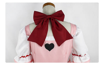 Kaname Madoka Cosplay Costume Anime Madok Magica Homura Uniform Dress with Choker Gloves Socks Halloween Outfits