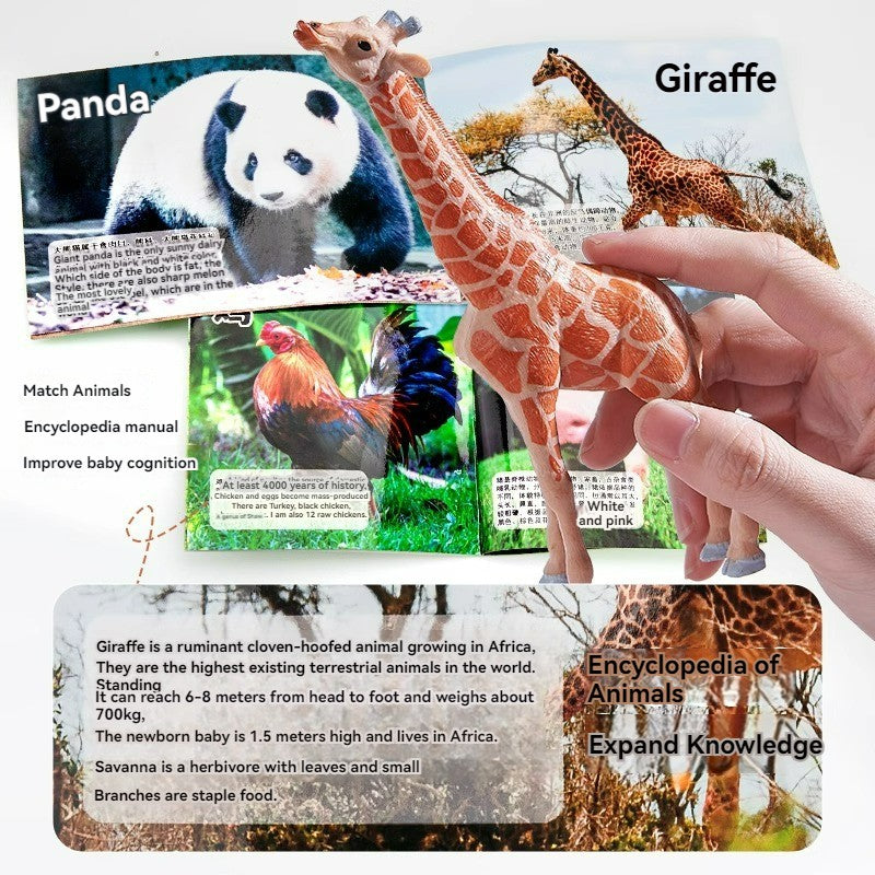 Brinquedo Montessori Dinossauro Fazenda Selvagem Oceano Gatos Animais Modelo Bonecos de Ação Miniaturas Fofas Jogo Educacional para Crianças Presente