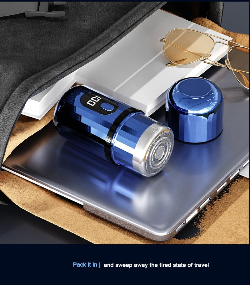 Mini Electric Shaver USB-C Rechargeable Shaver Waterproof Portable Shaver Powerful Travel Home Use Cordless Shaver