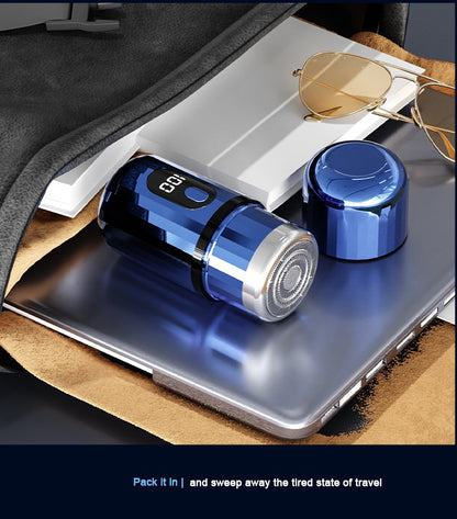 Mini Electric Shaver USB-C Rechargeable Shaver Waterproof Portable Shaver Powerful Travel Home Use Cordless Shaver