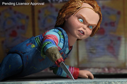 Genuine Real Original Halloween NECA GOOD GUYS CHUCKY Horror Doll PVC Figure Collectible Model Toy 10cm