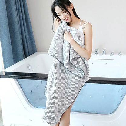 Multipurpose Absorbent Bath Towel Thickened Soft Sports Shower Towel Skin-friendly Japanese Style Beach Towel Gym