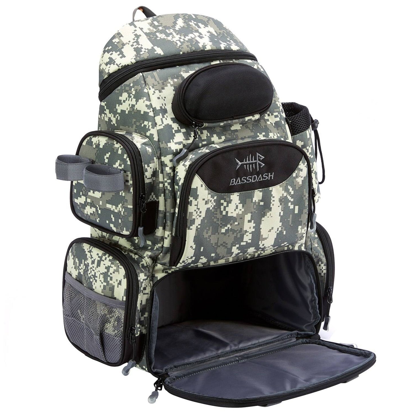 Bassdash Fishing Bag Tackle Backpack Leve Tático Caixa de Pesca Multifuncional