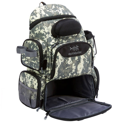 Bassdash Fishing Bag Tackle Backpack Leve Tático Caixa de Pesca Multifuncional