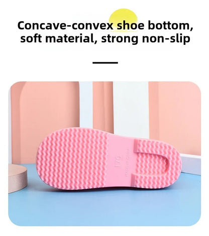 Children's Fleece-Lined Non-Slip Rain Boots For Boys And Girls Cartoon Cute Princess Style Anti-Slip Four Seasons Kids Shoes