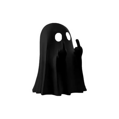 1-5Pcs Cute Middle Finger Ghost Statue, Halloween Ghost Festival Carnival Party Favors, Decoration Ornaments, Gift Bag Fillers