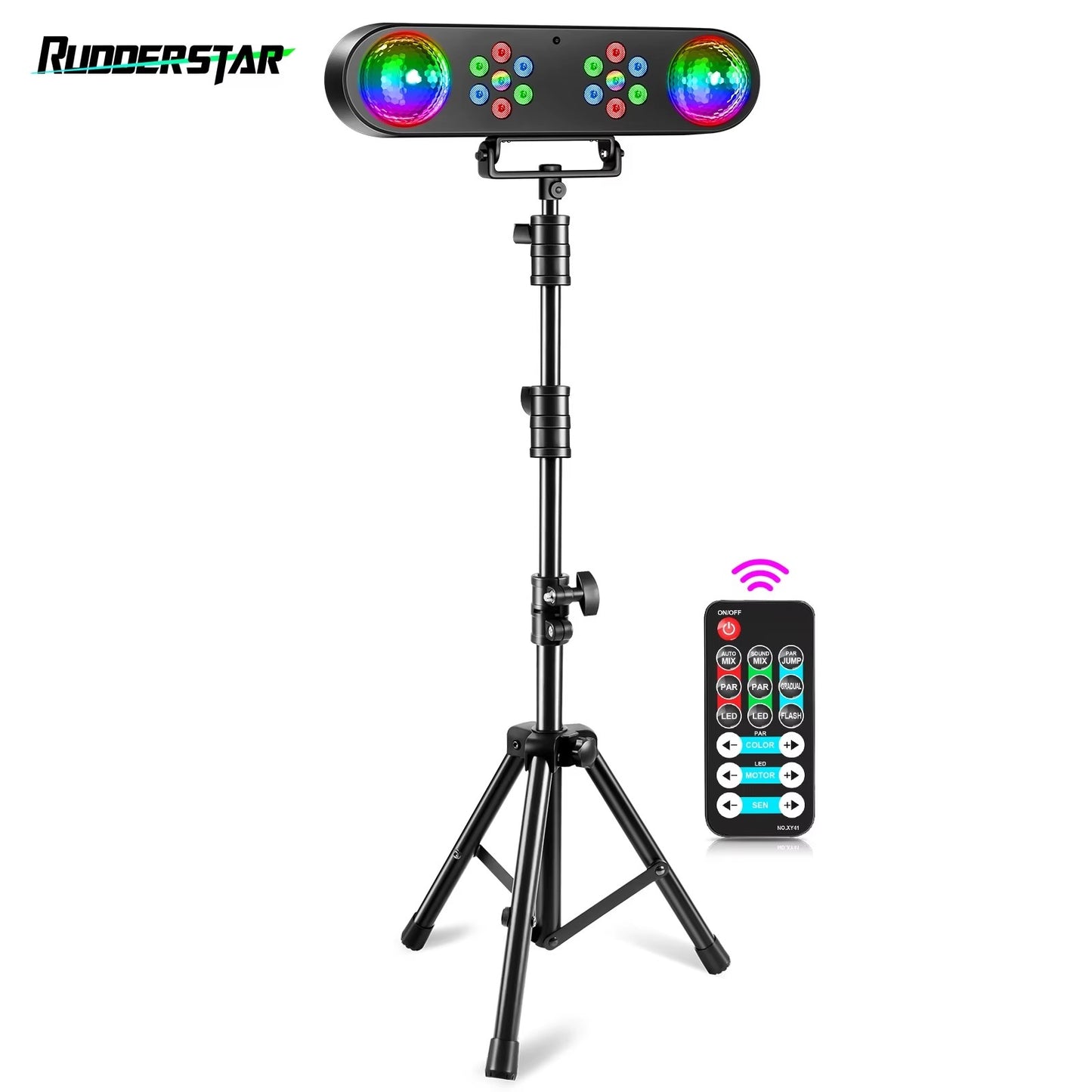 30W RGB 3in1 Bracket Effect Lights Dyeing Magic Ball Lights Remote Control Stage Effect Lighting Projector for DJ Party Concert