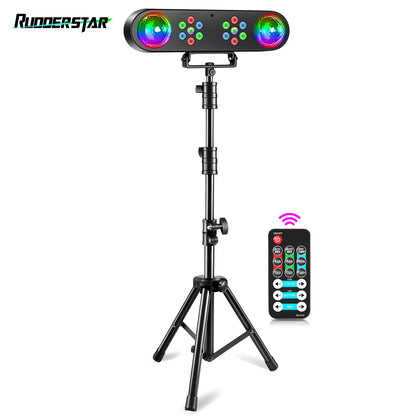 30W RGB 3in1 Bracket Effect Lights Dyeing Magic Ball Lights Remote Control Stage Effect Lighting Projector for DJ Party Concert