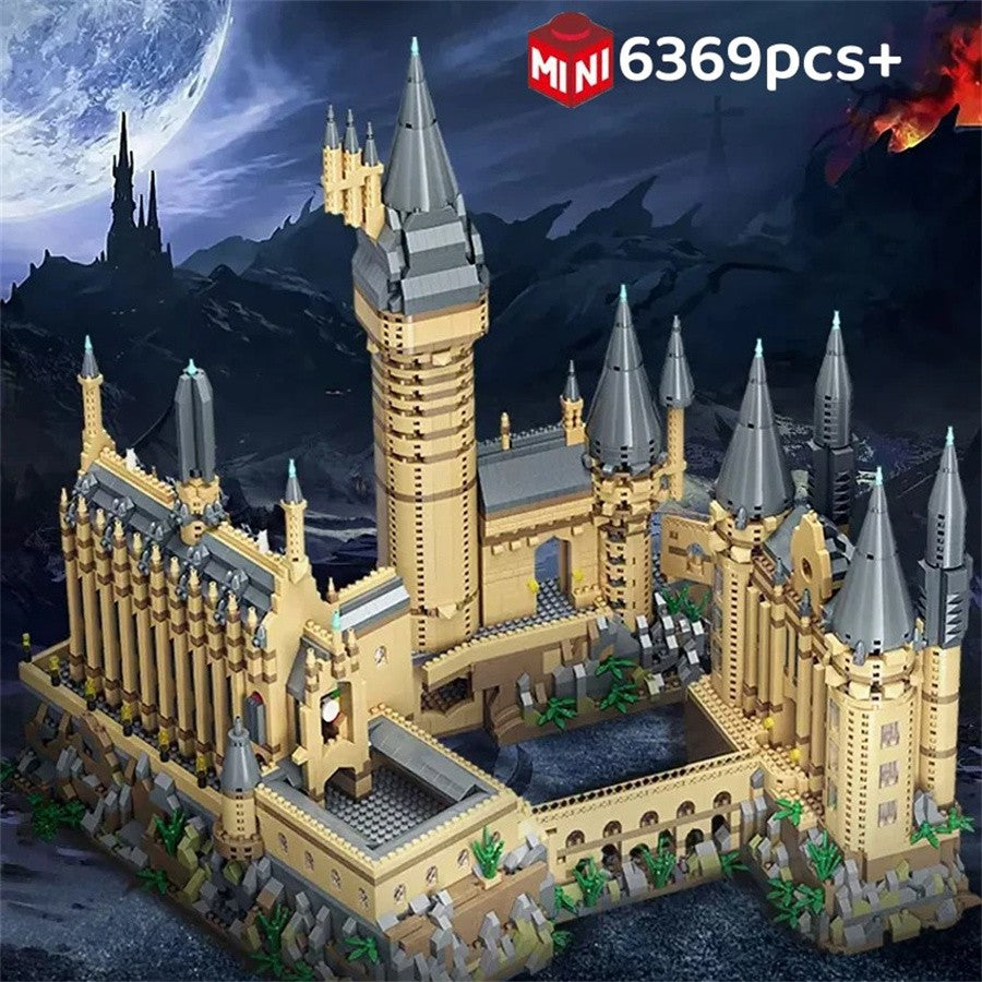 Magic Castle Arquitetura Medieval Conjunto de Construção Criativo Blocos de Montar Técnicos Kit MOC Presente Adultos Crianças Feriado