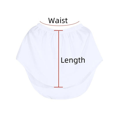 Women Girls Shirt Blouse Extender Adjustable Layering Faux Top Lower Sweep Mini