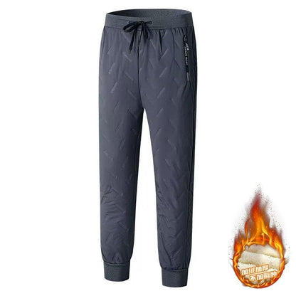 Animal Game Winter Sweatpants Men Plush Thick Fleece Casual Pants Lambswool Thermal Trousers Waterproof Windproof Warm Pants