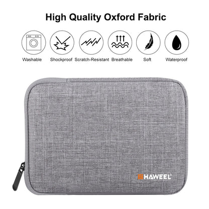 Capa para notebook HAWEEL 11 13 15 polegadas para Xiaomi Huawei HP DELL Bolsa para laptop com zíper Bolsa de transporte Capa à prova de choque para Macbook