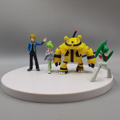 Pokemon Boneco de Ação em Estoque Gengar Electabuzz O Mundo das Proporções Modelo de Anime Enfeite de Mesa Brinquedos Infantis Presentes