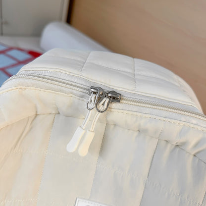 Minimalist New Fashionable Backpack Korean Edition Casual Cotton Backpack Commuter Backpack