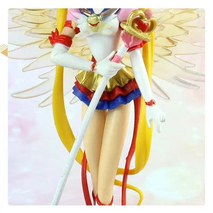 Japão Anime 16,5cm Sailor Moon Vestido Rainha Action Figure PVC Vestido de Noiva Modelo de Coleção Brinquedos para Decoração Boneca de Desenho Animado Presente