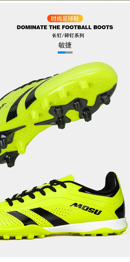 Men Original Football Shoes Professional Fast Soccer Shoes Society Cleats Low Cut Football Field Boots Sneaker Non-Slip Match