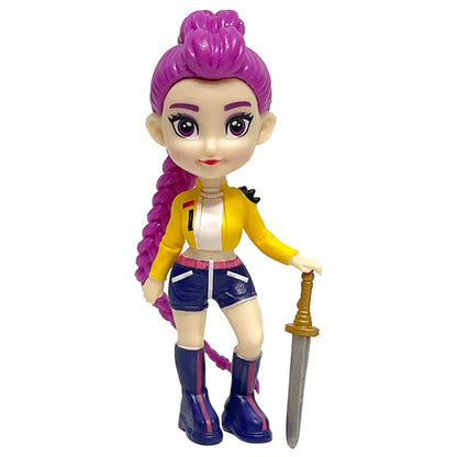 6 peças/conjunto Kpop Demon Hunters Figura Modelo de Brinquedo PVC Desenho Animado Periféricos de Jogos Decoração de Mesa Coleção de Figuras Modelo de Brinquedo para Crianças