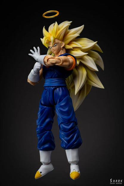 Neokong Studio Dragon Ball Vegeto Figure Goku Ssj3 3.5 Body SHF Vegito Super Saiyan 3 Action Figure Vegeto Figurine Toy Gift