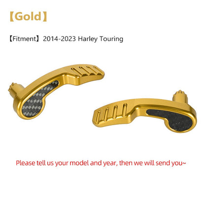 Para Harley Touring Road/Street Glide FLHR FLHTK 2014-2023 Kit de Travas de Alforje de Fibra de Carbono Levantador de Travas de Alforje