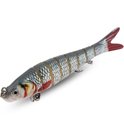 Isca Swimbait 11g 16g 27g Multi Articulada Lenta Afundante Segmentada Biônica Natação Pesca Baixo Anzol Triplo Pesca de Carpa Isca Dura