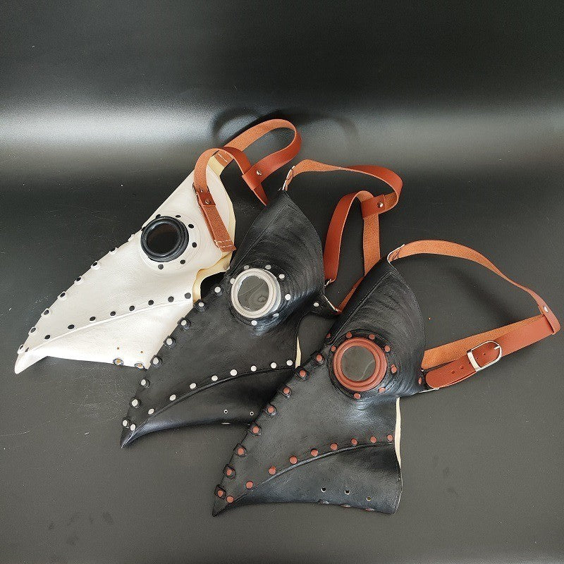 Halloween Party Horror Mask Punk Steam Plague Bird Beak Mask Crow Beak Mask Holiday Performance Props