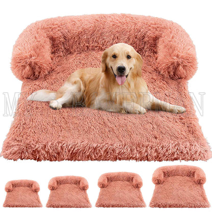 Manta lavável Capa de sofá Cama grande para cães Sofá de pelúcia para cães e gatos Sofá almofada de pelúcia quente para cães e gatos. Inverno