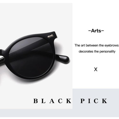 2024 Polarized Sunglasses Men Women Brand Designer Retro Round Sun Glasses Vintage Male Female Goggles UV400 Oculos Gafas De Sol