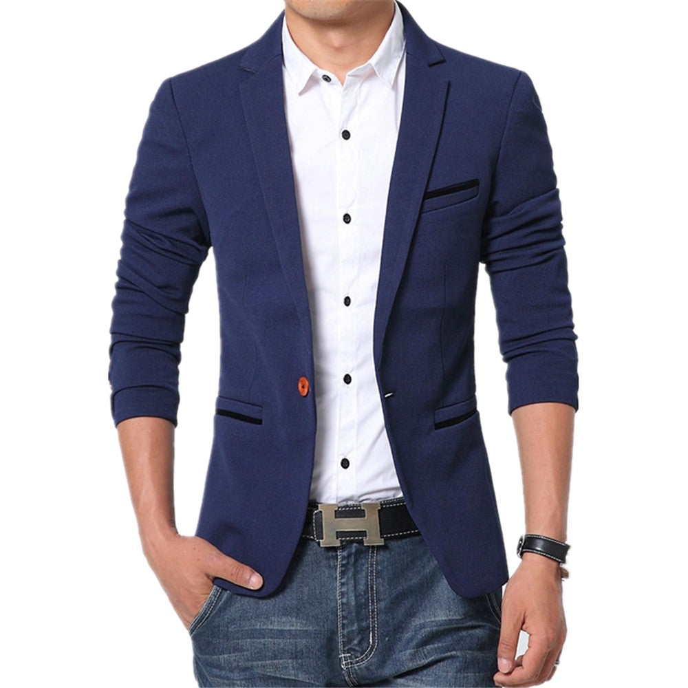 FGKKS New Arrival Luxury Men Blazer New Autumn Fashion Brand Slim Fit Men Suit Terno Masculino Blazers Male
