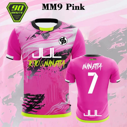 Jersey 90 Minute Mm9 Men's Street Wear 3d Printed Quick Drying Breathable T-shirt Children's 3d Round Neck Short Sleeve Top