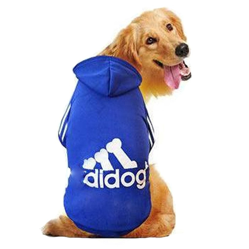XS-9XL Roupa para Cachorro Adidog para Cães Pequenos Médios Grandes Moletom com Capuz de Algodão Quente Mais Vendido Jaqueta de Duas Pernas para Animais de Estimação