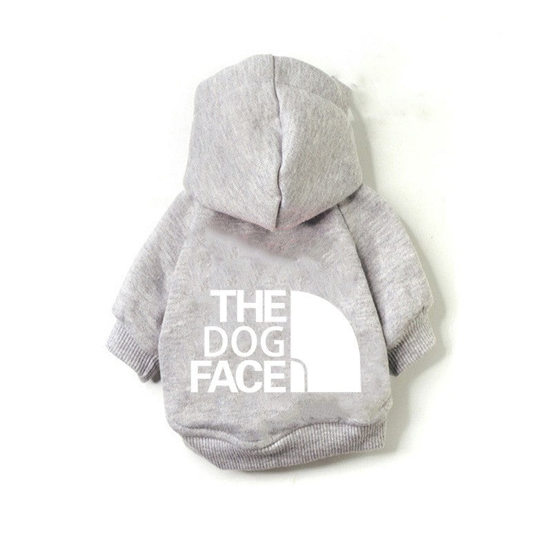 Casaco com Capuz para Animais de Estimação Moletom Macacão de Cachorro Roupa Outono Inverno Quente Cão Grande Pequeno Corgi Border Collie Fadou