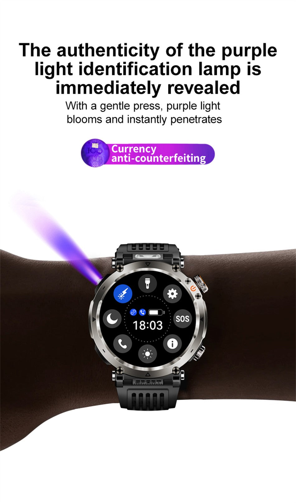 2025 Novo Relógio de Luxo Moderno 5ATM HT30 GPS Bússola Smartwatch Esportivo Masculino Externo AMOLED 366*366 NFC Frequência Cardíaca IP68 Smartwatch