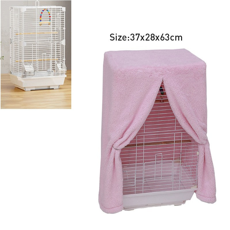 Capa Para Gaiola De Pássaros De Inverno Quente Respirável À Prova De Respingo Grande Capa Para Gaiola De Pássaros Sombra Protetora Para Gaiola De Papagaio Produtos Para Pássaros