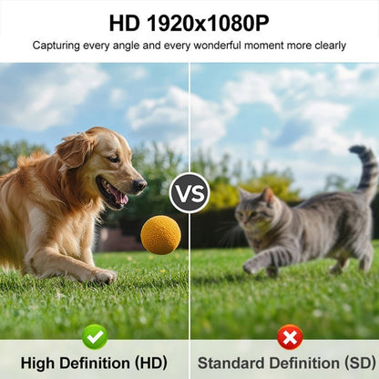 Câmera de Coleira para Animais de Estimação Ajustável HD 1080P Câmera de Bolso Magnética Sem Fio para Cães Gatos Vídeo Volg Gravações para Gatos Cães Presente de Aniversário