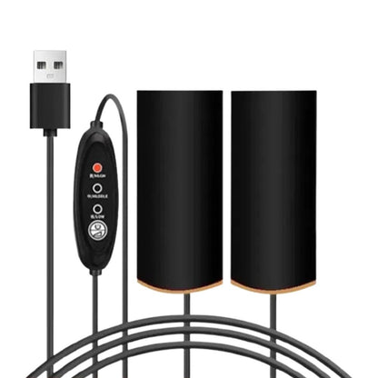 Manoplas Aquecidas para Motocicleta USB Ajustáveis Isoladas Guidões Patinete Elétrico Bicicleta Acessórios de Aquecimento de Inverno