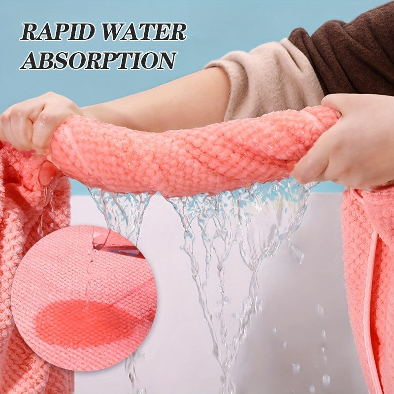 Pineapple Lattice Bath Towel Ultra Lightweight Breathable 70X140cm Coral Fleece Soft Comfortable for Beach Bathroom Quick Dry