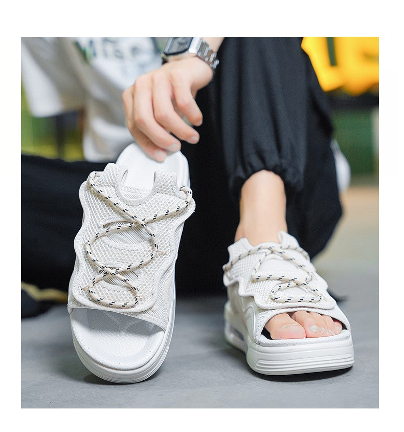 Hot Sale Men's Sandals Outdoor Thick Bottom Sports Casual Sandal for Men Summer Wear-resistant Mans Slipper Slip-on New Fashion