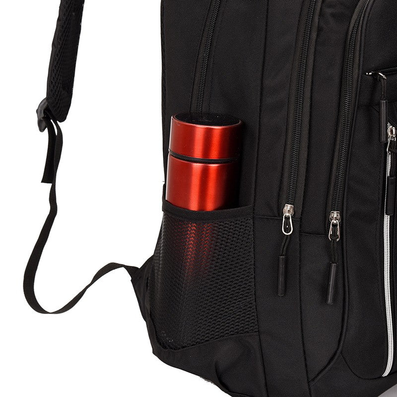Mochila masculina - grande capacidade, alças ajustáveis, múltiplos compartimentos, adequada para escola, viagens e trabalho, casual