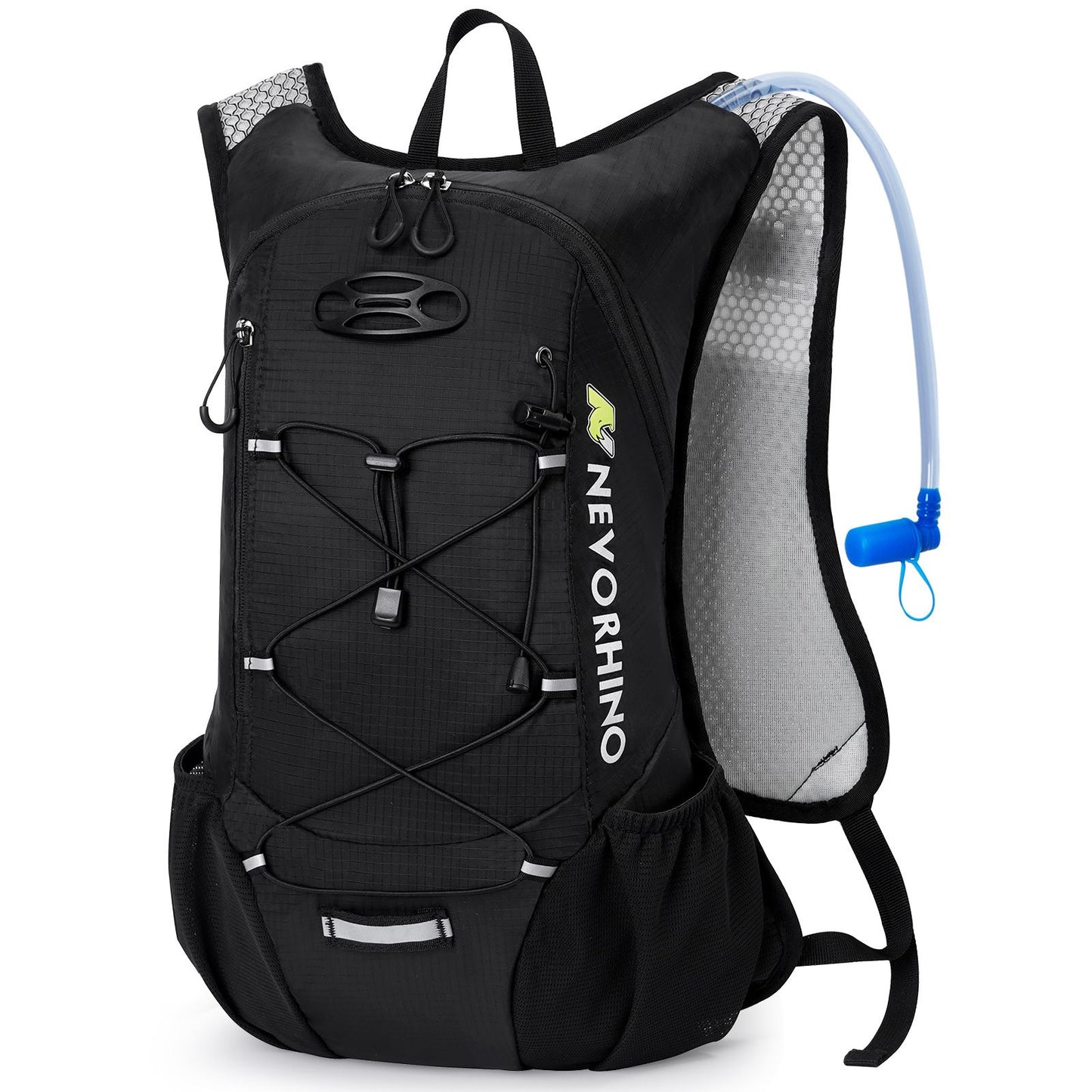 1 Mochila de Hidratação Leve, Mochila de Hidratação para Corrida com Reservatório de Água de 2L para Ciclismo