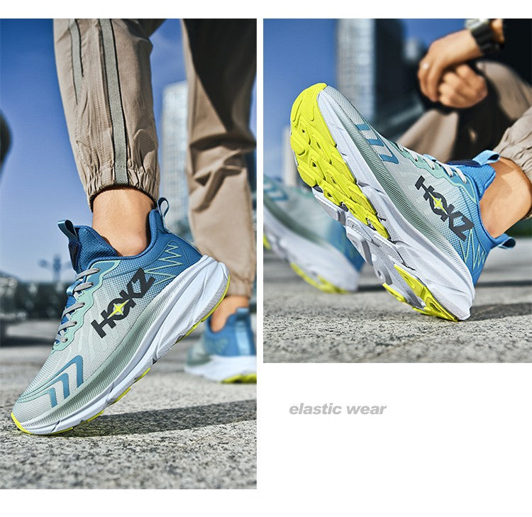 Tênis de Corrida Masculino com Placa de Carbono e Amortecimento de Ar, Tênis Esportivo Feminino Macio e Robusto, Sapatos Casuais para o Dia a Dia e Caminhada ao Ar Livre