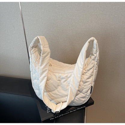 New Commuting Crossbody Bags for Women Fashion Texture and Simple Hobo Shoulder Bag Large Capacity Versatile Bags for Travel