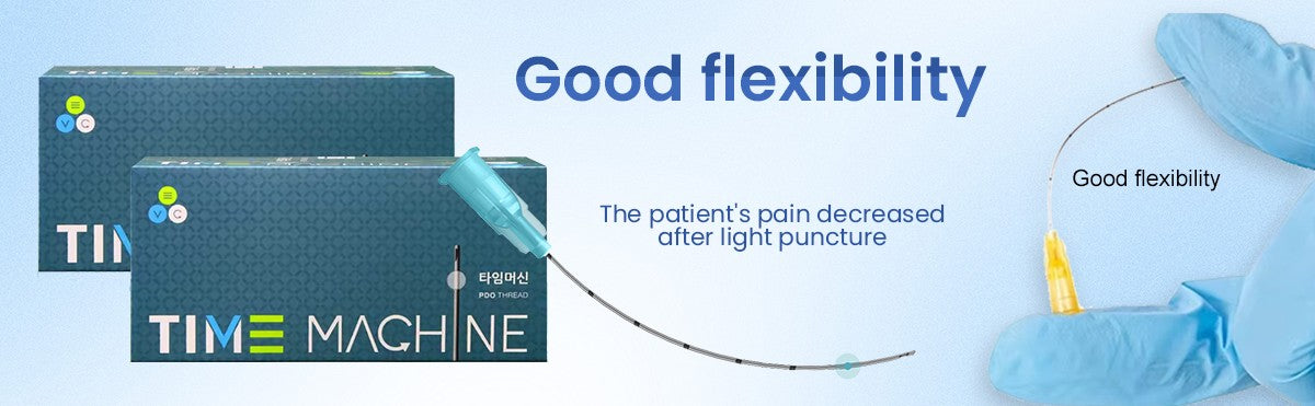 Microcannula Sterile Medical Fine Needle 18G 22G 25G 38mm 50mm 70mm Single Packaged Blunt Cannula For Fillers