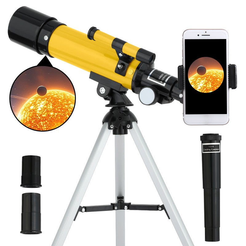 Telescópio astronômico F36050, grande abertura, alta definição, alta ampliação, para observação da lua e estrelas