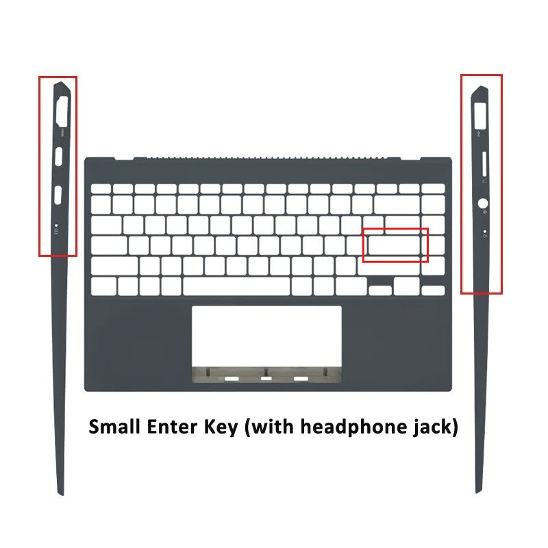 Novo Para ZenBook 14 UX425 UX425J UX425E U4700J Tampa Traseira LCD/Painel Frontal/Dobradiças/Apoio para as Mãos/Tampa Inferior Carcaça Completa