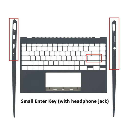 New For ZenBook 14 UX425 UX425J UX425E U4700J LCD Back Cover/Front Bezel/Hinges/Palmrest/Bottom Case Full Housing Cover