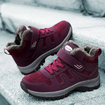 2025 Women Winter Snow Boots For Men And Women Outdoor Hiking Boots Non-Slip Warm Woman's Sneakers Size 35-45 Ankle Footwear