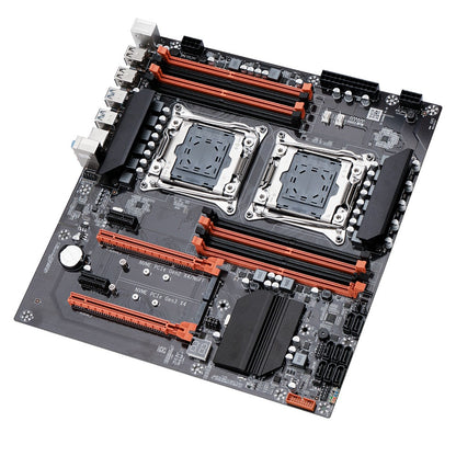 MOUGOl X99 Dual CPU Gaming Motherboard DDR4 M.2 NVME USB3.0 E-ATX LGA2011-3 Support Xeon E5 2680 V4 CPU Server Motherboard
