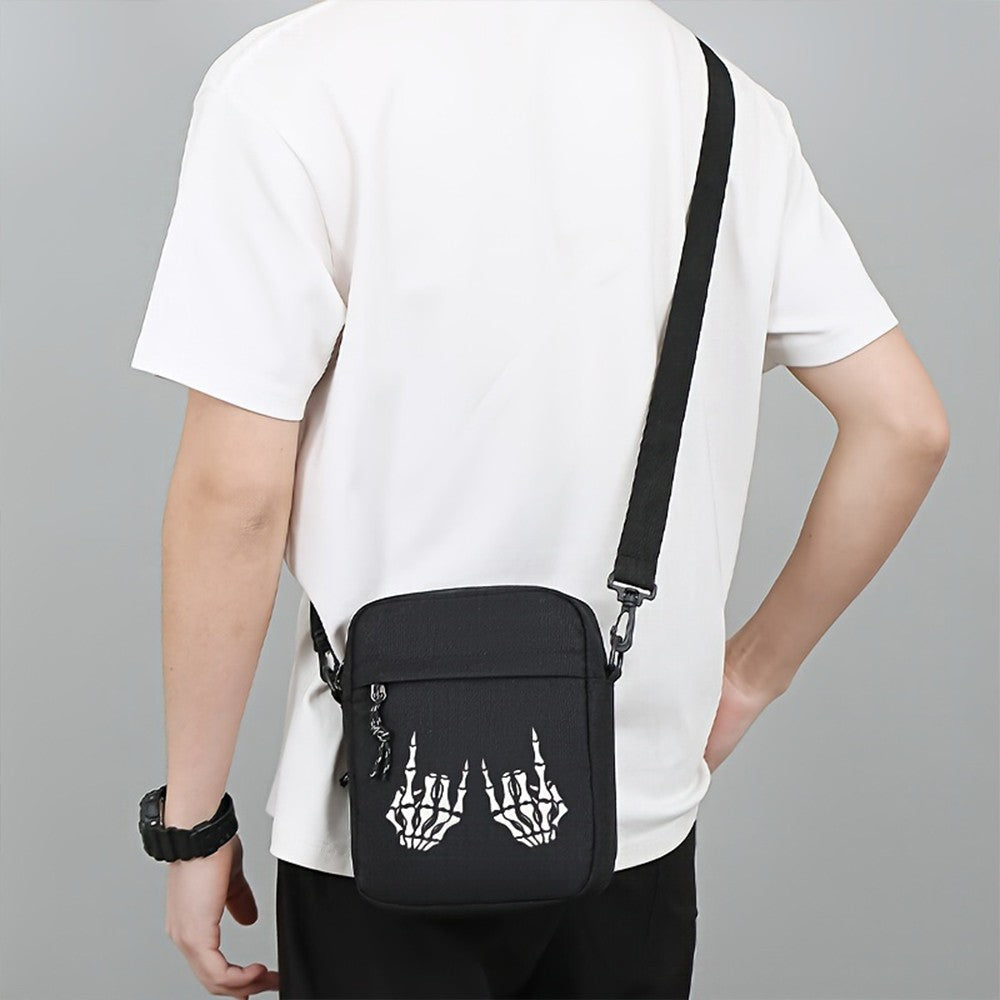 Halloween Bag Men's New Oxford Cloth Crossbody Bag Lightweight 100 100 Stylish Canvas Shoulder Bag Men's Small Bag