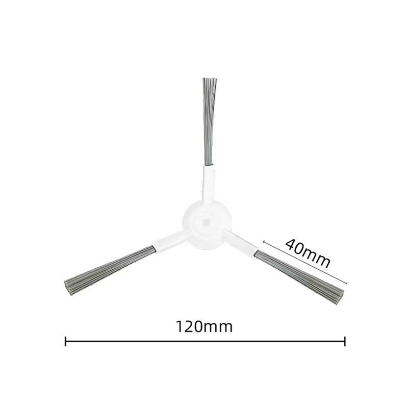 Escova Principal Lateral Filtros Pano Plástico Conforme Mostrado Para Dreame L10S Ultra / S10 Pro XIAOMI Mijia Omni 1S B101CN Robô X10+ Aspirador Robô